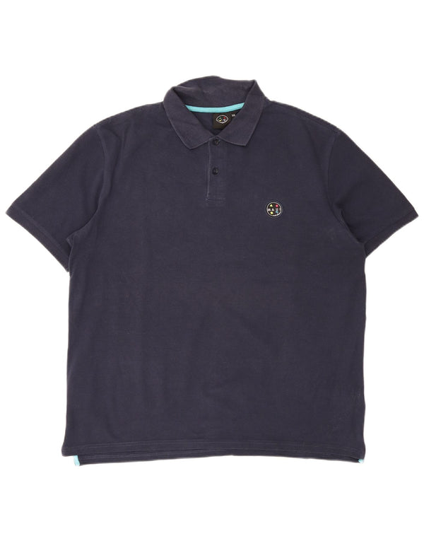 Polo da uomo Maui and Sons 2XL in cotone blu navy