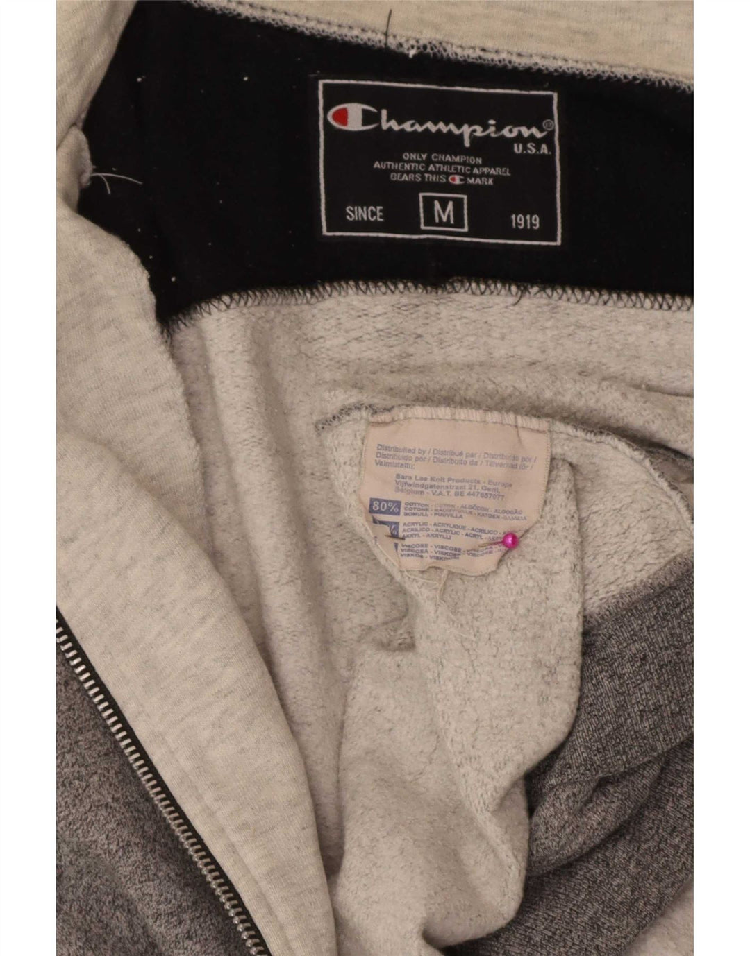 Giacca da tuta da uomo Champion, colore grigio medio, colore sportivo