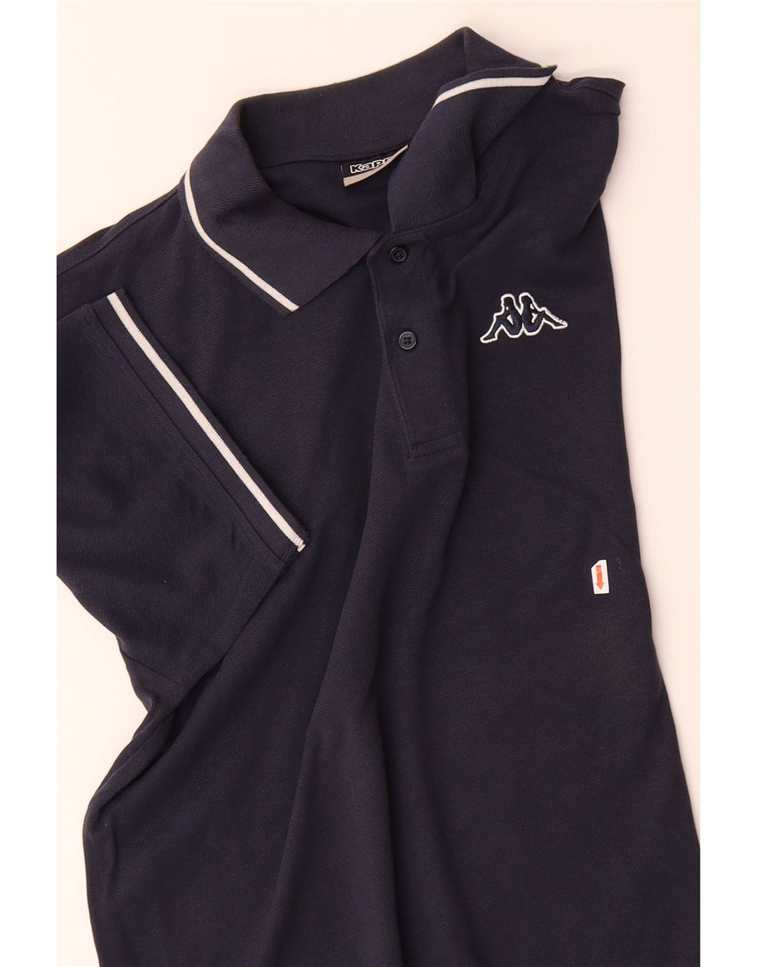KAPPA Mens Polo Shirt XL Navy Blue Cotton Vintage Kappa and Second-Hand Kappa from Messina Hembry 