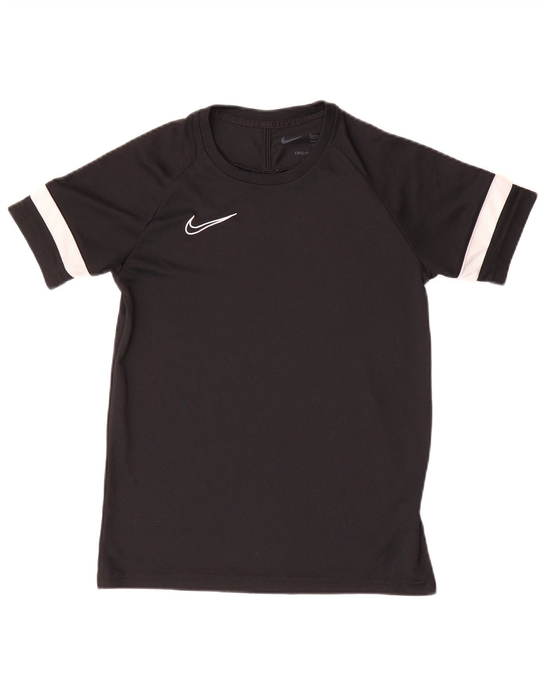 T-shirt da ragazzo Nike Dri Fit Top 12-13 anni Large in poliestere color block nero