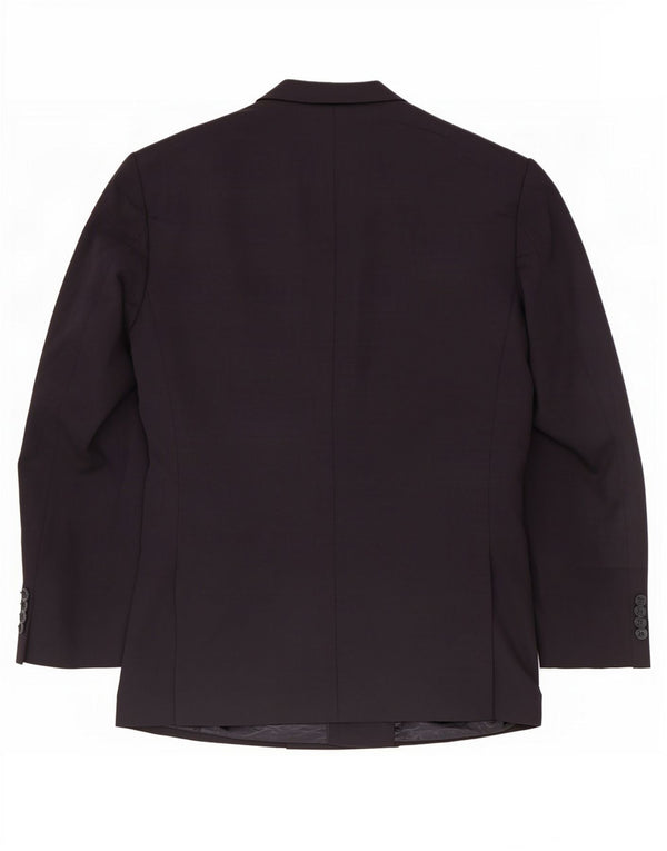 Giacca blazer doppiopetto da uomo Marks & Spencer UK 44 XL Blu navy