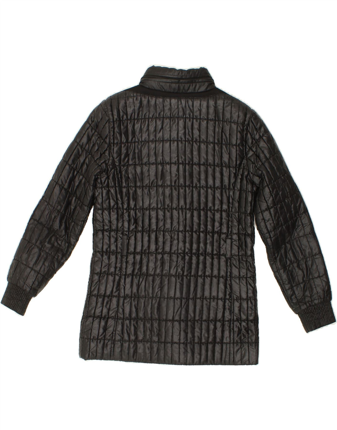 GEOX Girls Quilted Jacket 7-8 Years Black Polyester Vintage Geox and Second-Hand Geox from Messina Hembry 