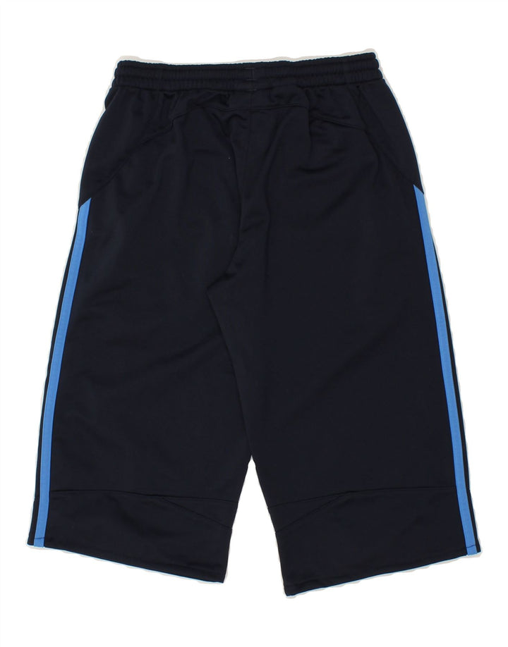 ADIDAS Boys Sport Shorts 11-12 Years Navy Blue Polyester Vintage Adidas and Second-Hand Adidas from Messina Hembry 