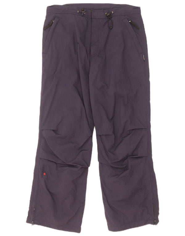 Pantaloni dritti da uomo canadesi con giacca a vento medi W34 L29 Blu Navy