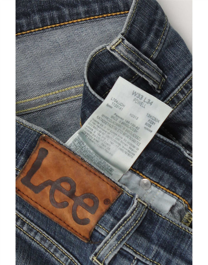 Jeans Lee Powell Slim da uomo W33 L34 cotone blu