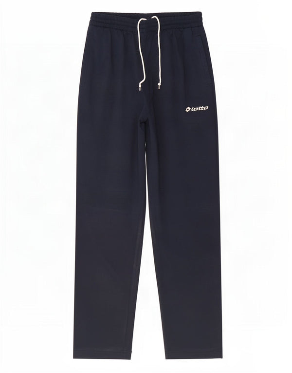 Pantaloni da tuta da uomo Lotto UK 40/42 Large in poliestere blu navy