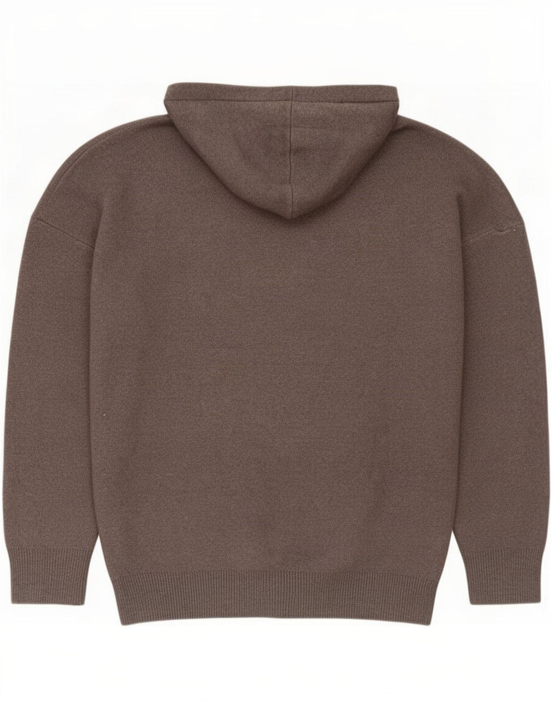 Maglione con cappuccio Zara da uomo in viscosa grigio medio