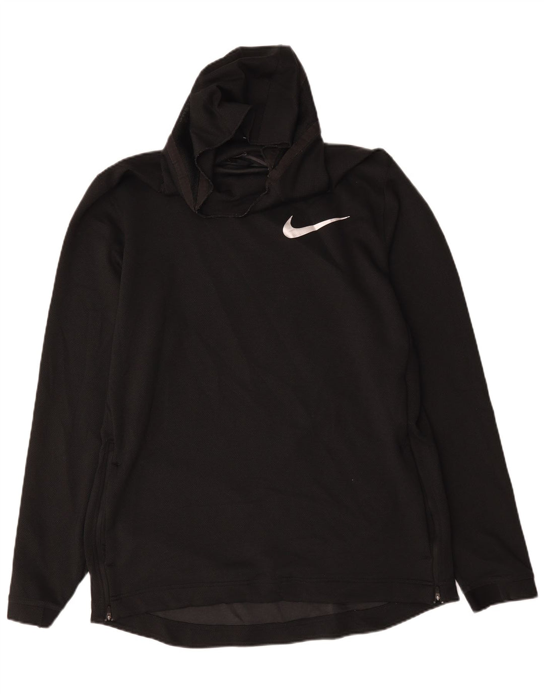 Felpa con cappuccio da uomo Nike Large nera
