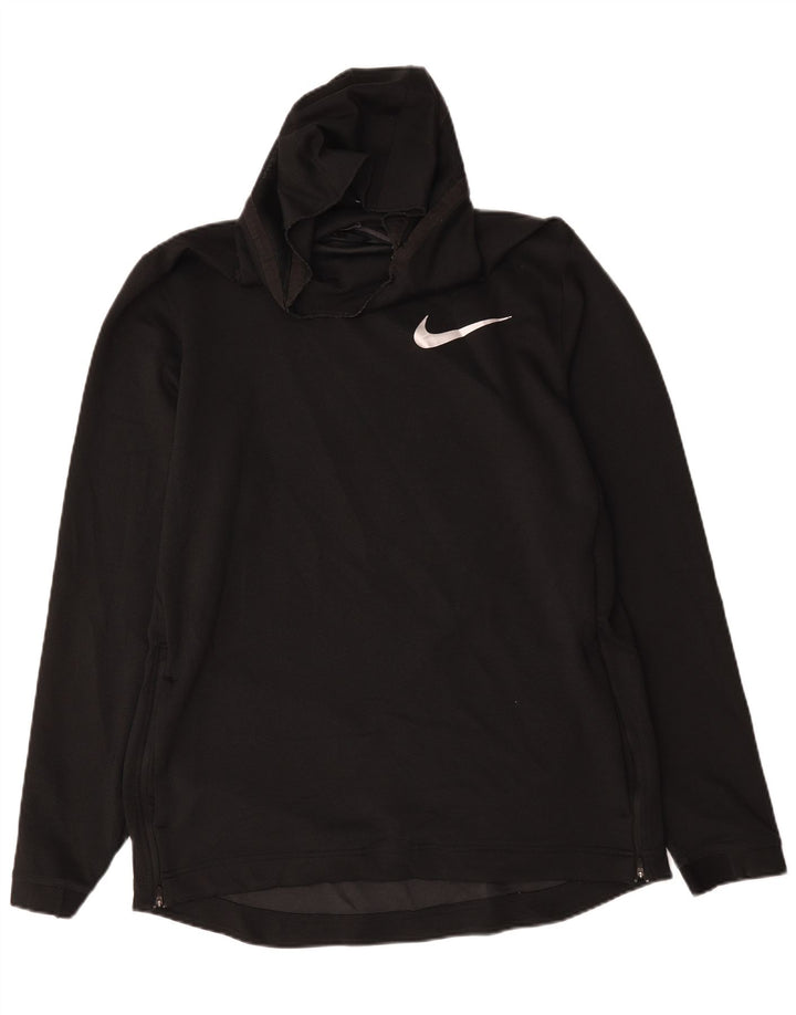 Felpa con cappuccio da uomo Nike Large nera
