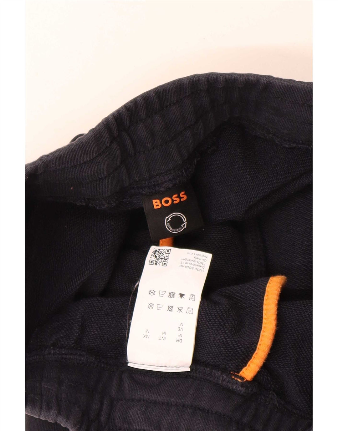 Pantaloncini sportivi da uomo Hugo Boss medio cotone blu navy