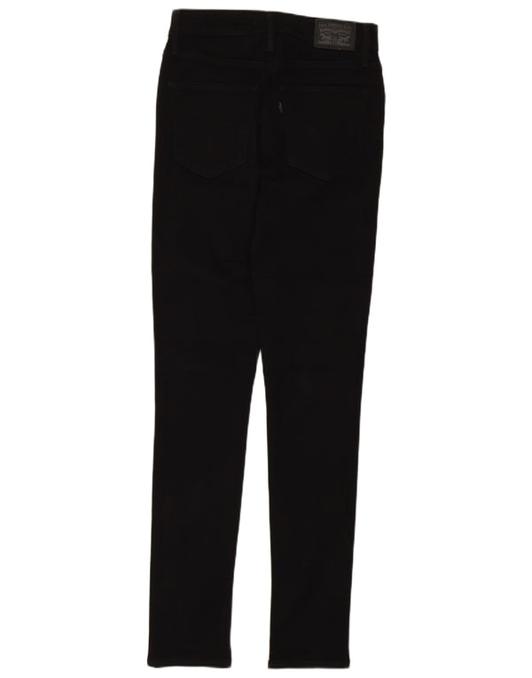 Jeans skinny a vita alta Levi's 721 da donna W28 L30 cotone nero
