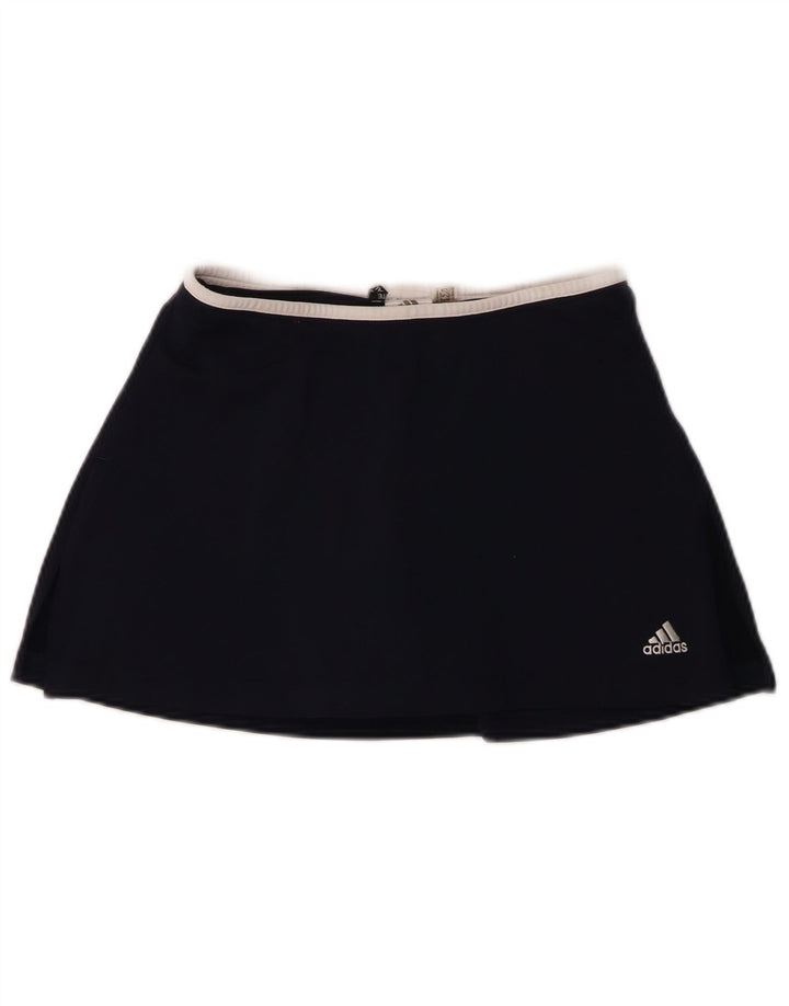 Adidas Donna Climalite Skort UK 10 Piccolo W28 Blu Navy Nylon