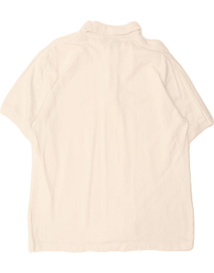 KAPPA Mens Polo Shirt XL White Cotton Vintage Kappa and Second-Hand Kappa from Messina Hembry 