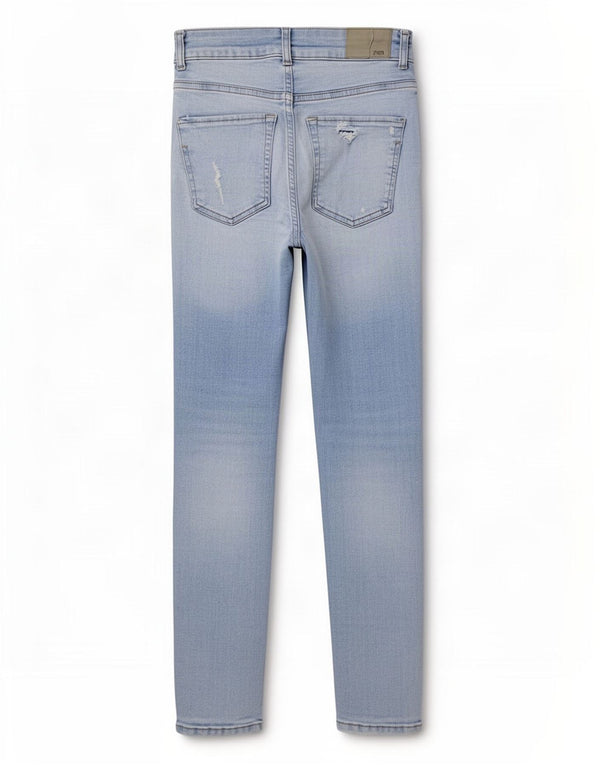 Jeans skinny effetto invecchiato da donna Zara EU 36 XS W26 L27 Blu