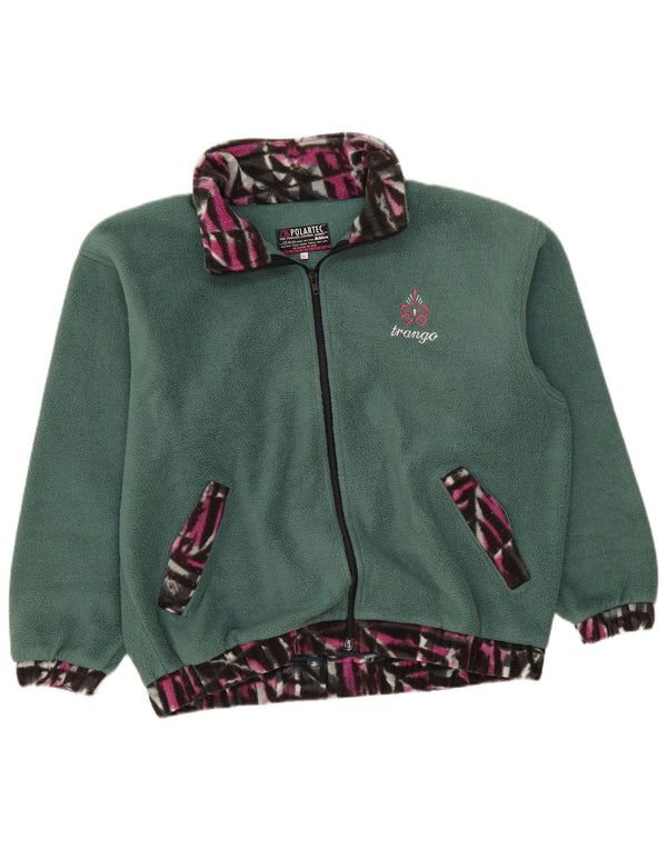 Giacca in pile Polartec da uomo Malden UK 42 XL Colorblock verde