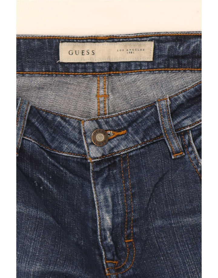 Jeans slim invecchiati da uomo Guess W27 L28 Blu