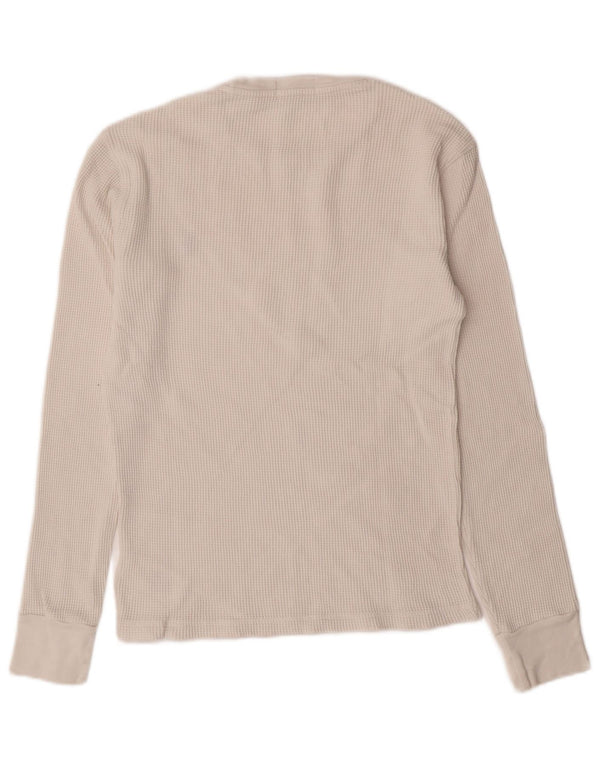 Polo Ralph Lauren Top da uomo a manica lunga piccolo in cotone bianco