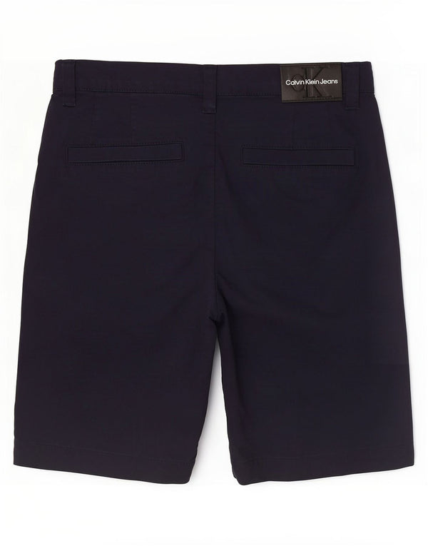 Pantaloncini chino da uomo Calvin Klein piccoli W30 cotone blu navy