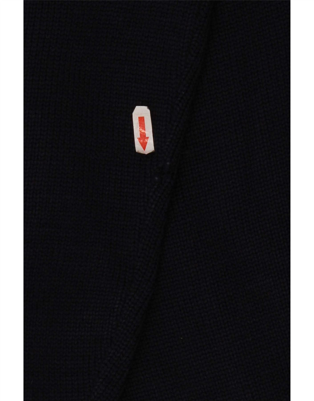 WoolOvers Maglione da uomo con collo alto e maglione grande in lana blu navy