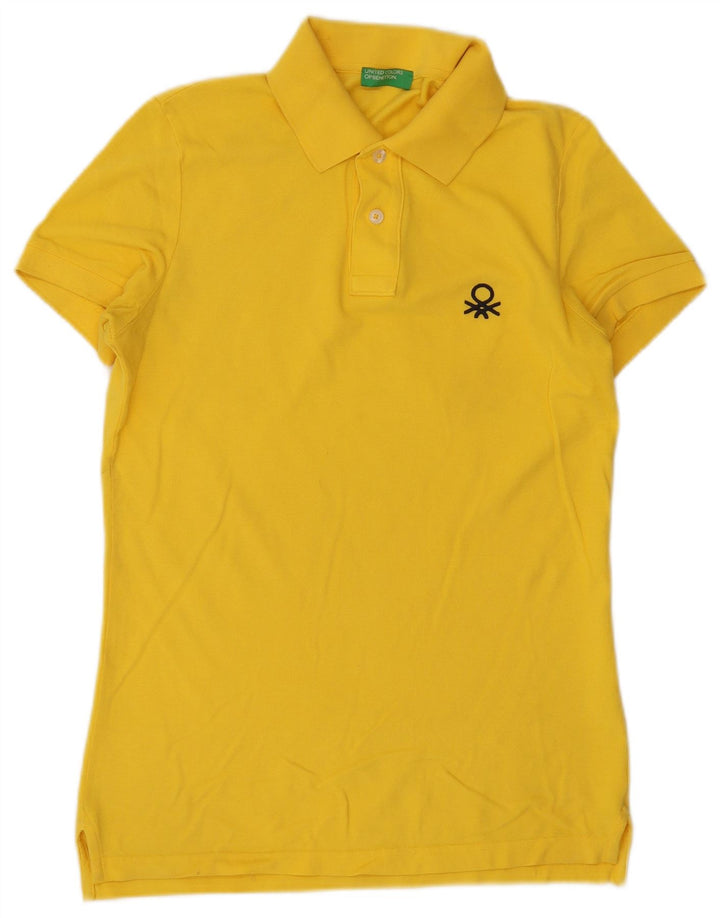 Polo Benetton Uomo Piccola Gialla