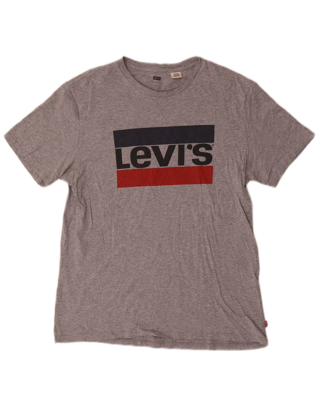 T-shirt grafica da uomo Levi's Top grande grigio screziato