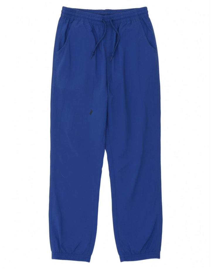 CRANE Womens Tracksuit Trousers Joggers UK 10 Small Blue Polyamide