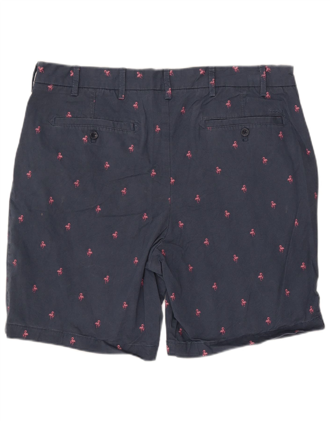 Pantaloncini chino da uomo con motivo astratto acqua salata IZOD W38 XL blu navy