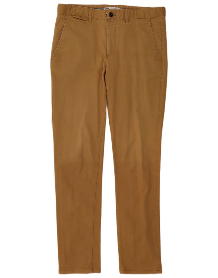 Pantaloni chino slim da uomo Zara EU 40 medi W31 L31 Beige