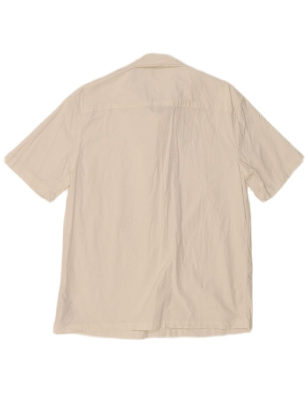 Camicia a maniche corte per ragazzi Tommy Hilfiger 15-16 anni in cotone bianco