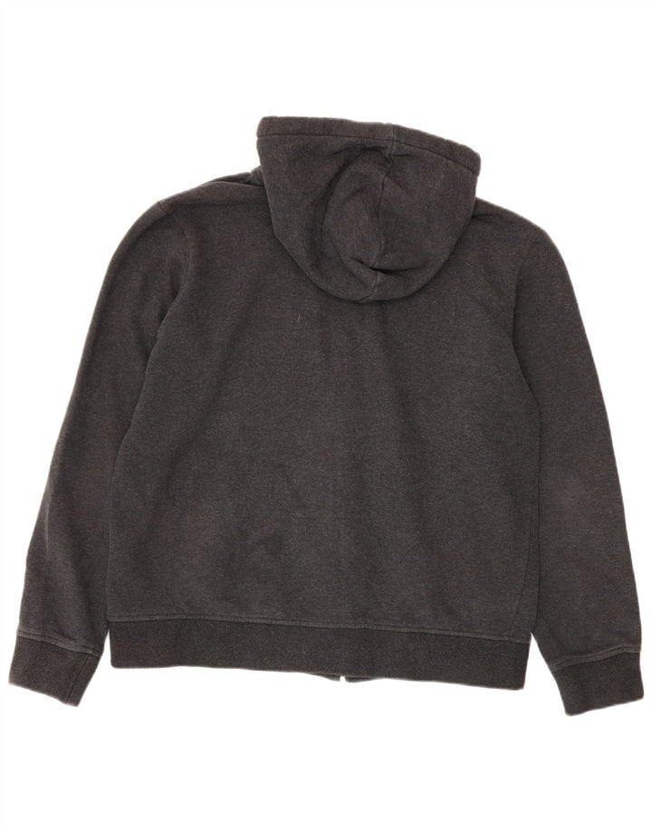 Felpa con cappuccio e zip da uomo K-Way XL in cotone grigio