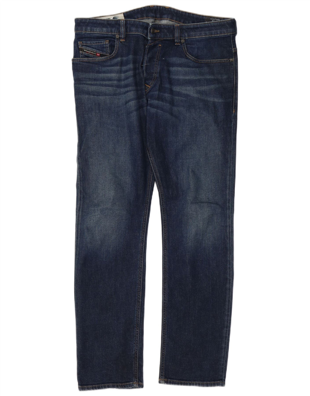 Jeans dritti da uomo D-Strukt Diesel W36 L32 cotone blu