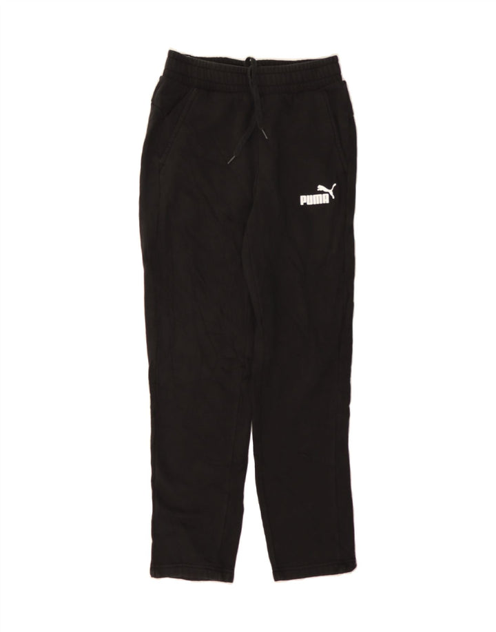 PUMA Womens Tracksuit Trousers UK 10 Small  Black Vintage Puma and Second-Hand Puma from Messina Hembry 