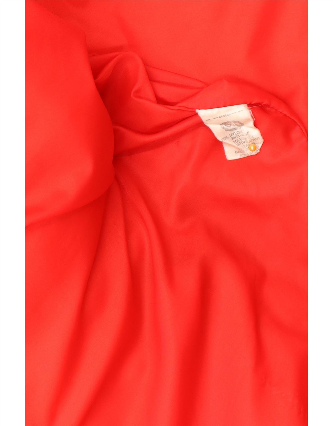 Giacca imbottita da uomo C&A UK 38 Nylon color block rosso medio