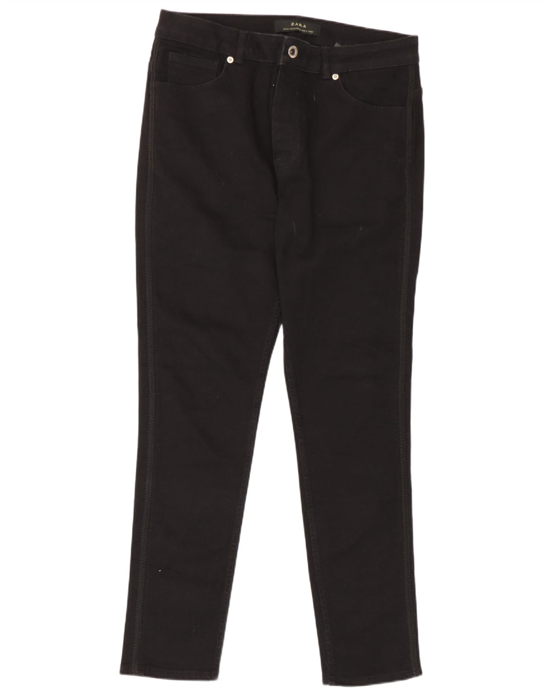 Jeans slim da uomo Zara EU 44 Large W34 L29 cotone nero