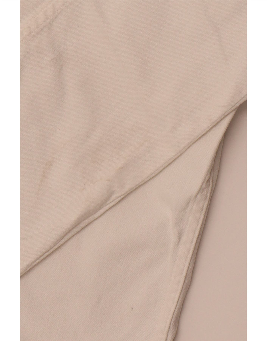 CREW CLOTHING Pantaloni casual slim da donna UK 12 Medium W30 L29 Bianco