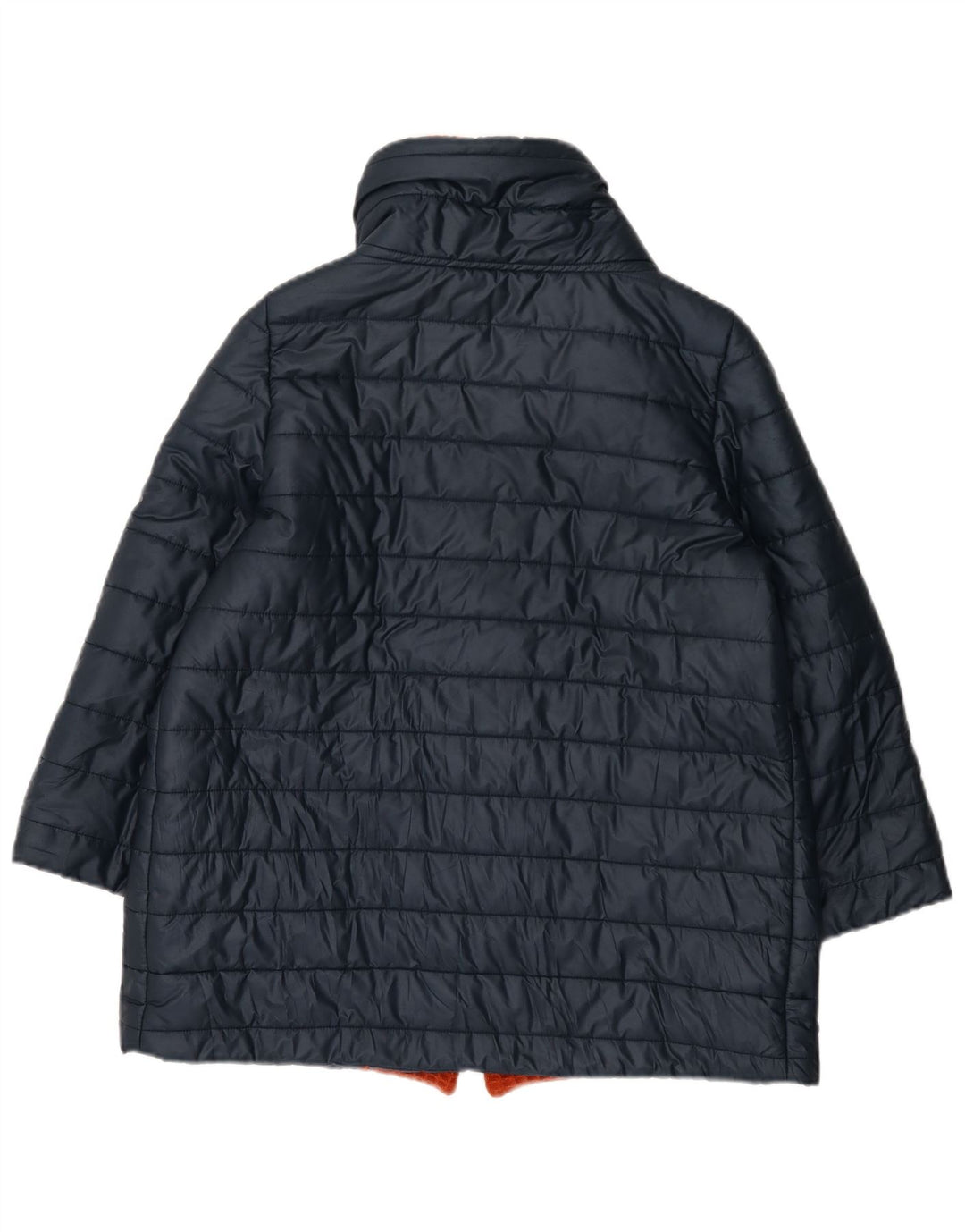 Giacca Imbottita Donna Manica 3/4 Enrico Coveri IT 48 XL Poliestere Blu Navy