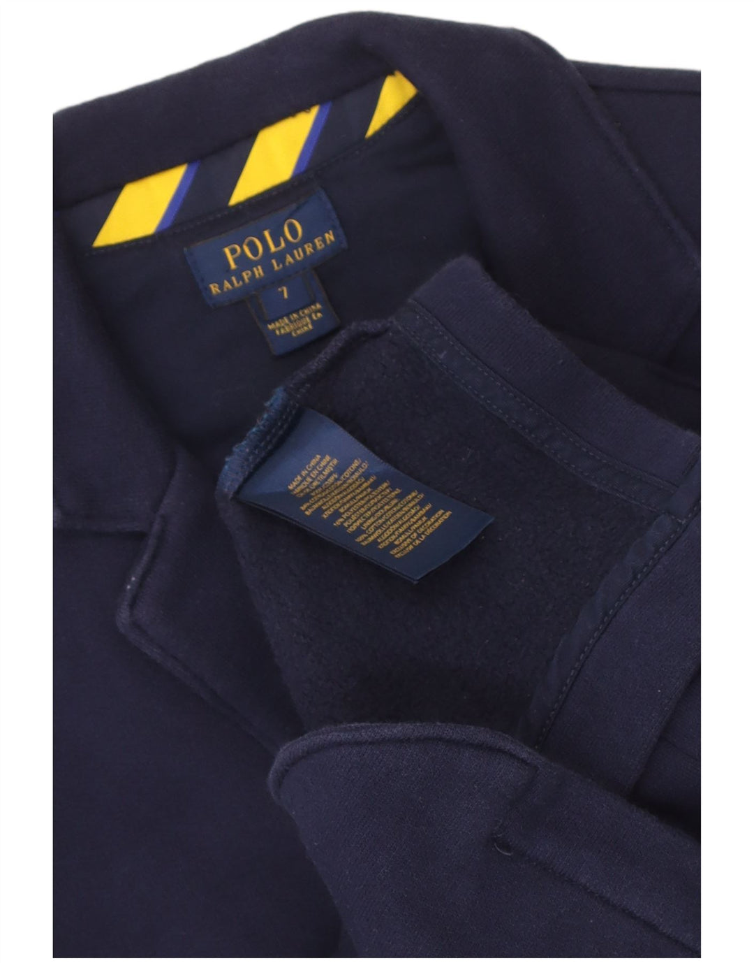 Polo Ralph Lauren Giacca blazer a 2 bottoni da ragazzo 6-7 anni in cotone blu navy