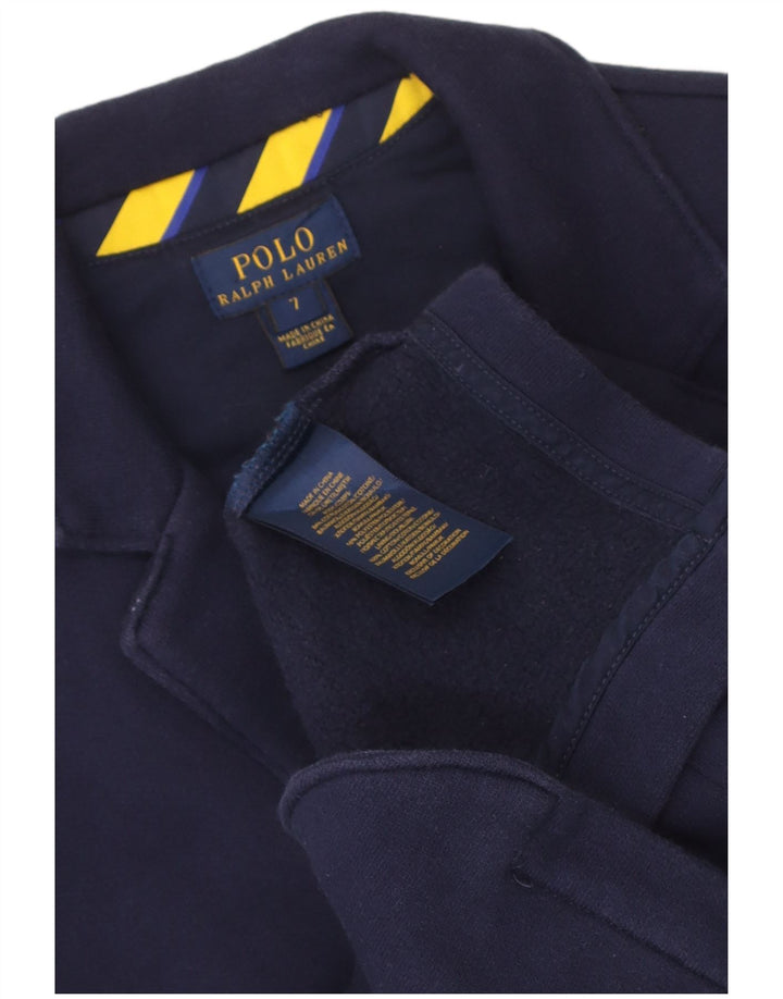 Polo Ralph Lauren Giacca blazer a 2 bottoni da ragazzo 6-7 anni in cotone blu navy