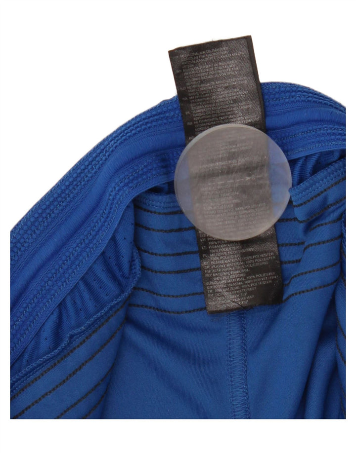 Pantaloncini sportivi Adidas Climacool da uomo in poliestere mimetico blu medio