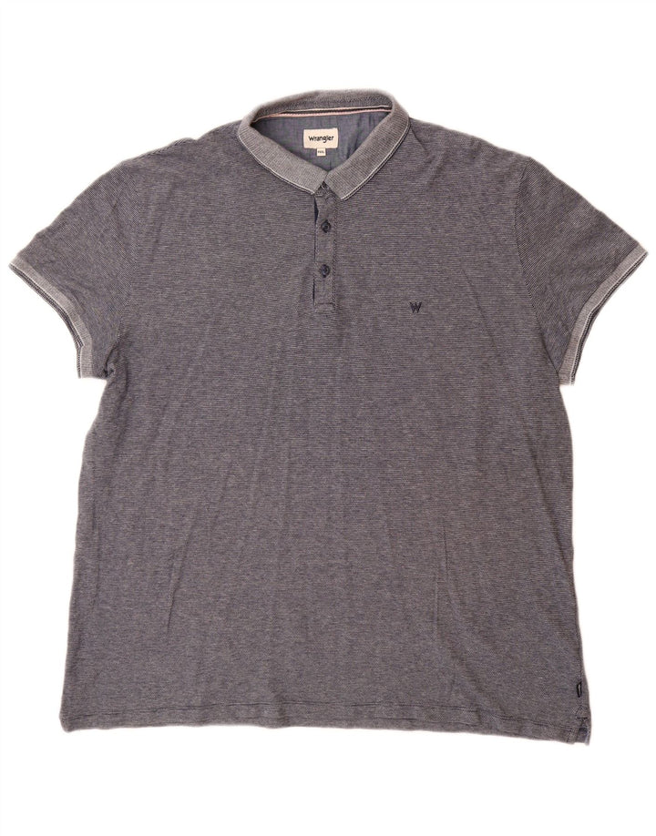 Polo da uomo Wrangler 3XL in cotone blu navy
