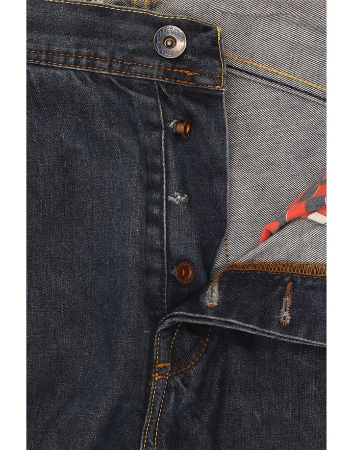 Jeans dritti da uomo Volcom W32 L31 cotone blu navy