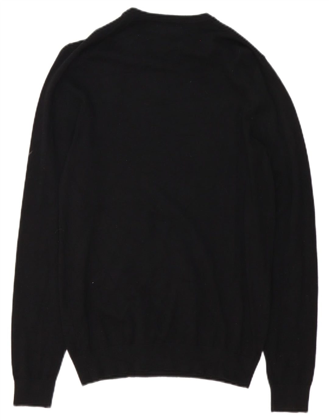 Maglione ZARA Uomo Girocollo Piccolo Nero in Viscosa