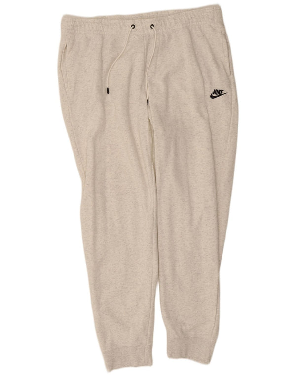 Pantaloni da tuta da donna Nike Joggers UK 18 XL Cotone chiazzato grigio