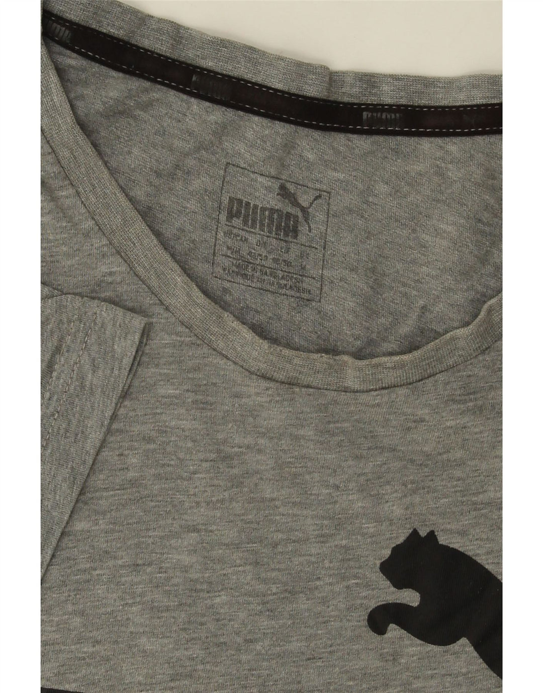 T-shirt grafica PUMA da uomo grigio medio