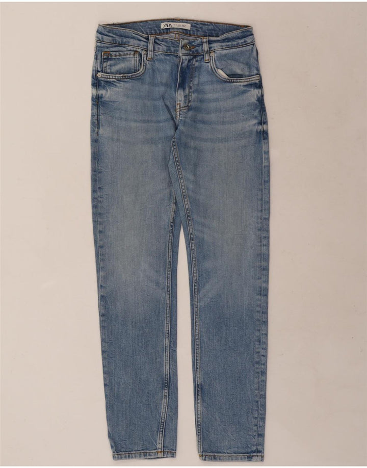 Jeans slim da donna Zara EU 38 Small W30 L30 cotone blu