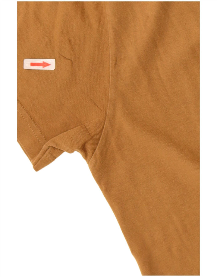 T-shirt grafica da uomo Russell Athletic Top in cotone kaki medio
