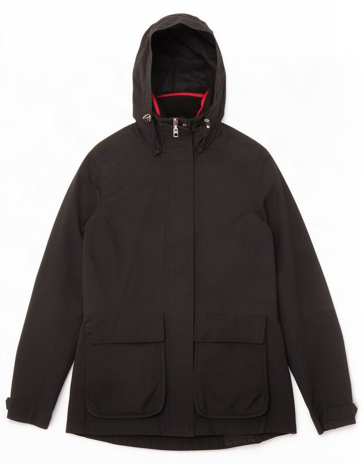 Giacca antipioggia con cappuccio da donna Musto UK 8 Small Nera in poliammide