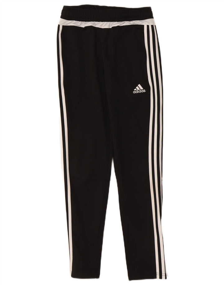 ADIDAS Boys Climacool Tracksuit Trousers 11-12 Years  Black Colourblock