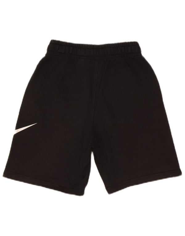 Pantaloncini sportivi Nike da ragazzo con grafica 12-13 anni, grandi, cotone nero