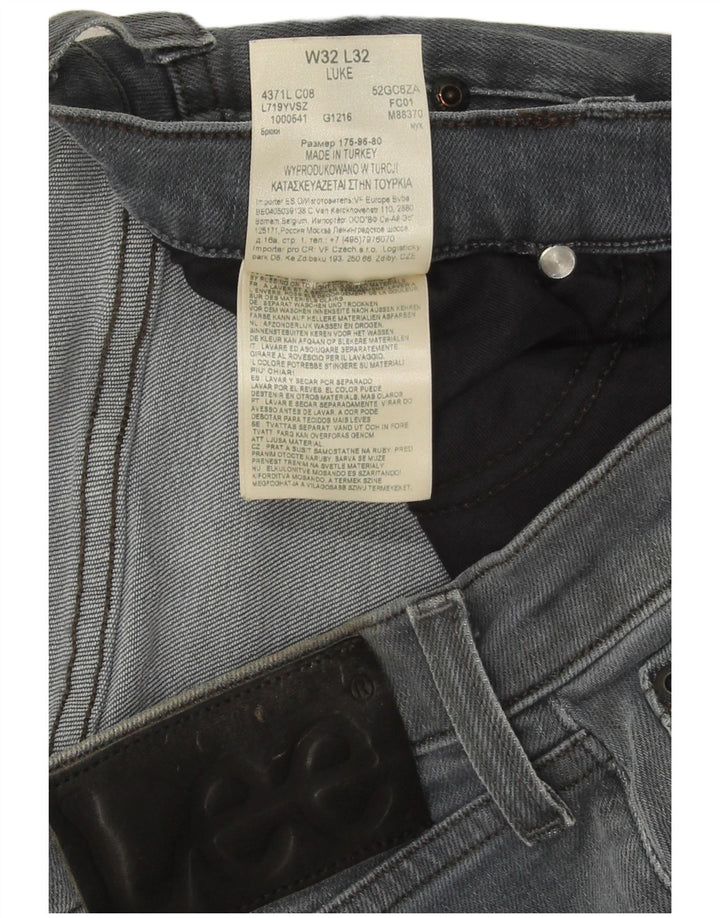 Jeans Lee Luke Slim da uomo W32 L32 in cotone grigio